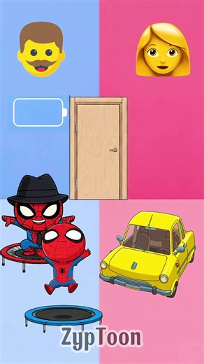 Trampoline vs. Washing Machine: A Funny Animation