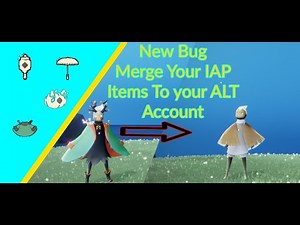 HOW TO TRANSFER YOUR IAP ITEMS TO YOUR SUB ACCOUNT "New GLITCH" sky children of the light sky cotl