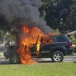 Samsung Galaxy Note 7 allegedly explodes inside a Jeep in Florida