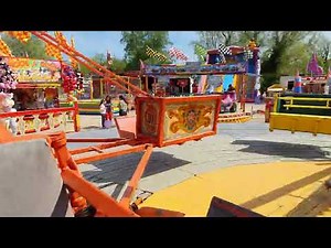 Cyclone Twist On Ride Reading Charter Fair 2022 #funfair #fairground