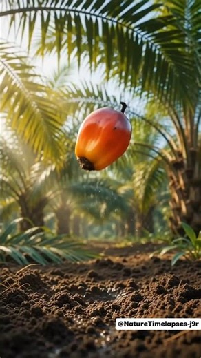 🌴 From One Palm Fruit to a Giant Oil Palm Tree 🌳 | Amazing Nature Time Lapse. #shorts #timelapse