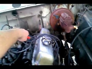 Ford 390 vacuum leaks fixed running a lot better!