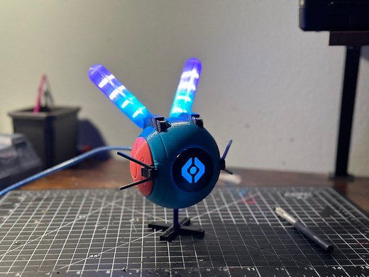 Destiny Ghost Shell: 3D Printed Cosplay Replica With Display Stand - Etsy