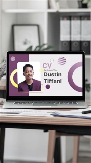 How to make a CV make PPT power point template