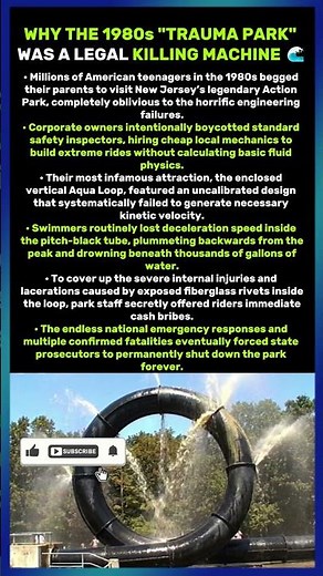 The Deadliest Water Slide in American History: Aqua Loop 🚨