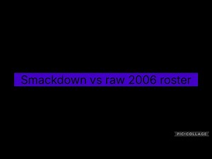WWE smackdown vs raw 2006 roster