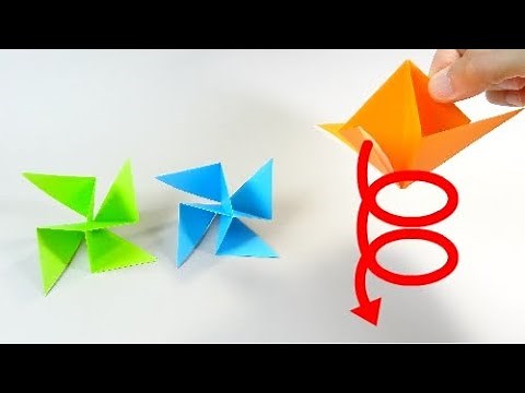 Action Origami "Simple! Falling Pinwheel"