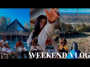 WEEKEND VLOG (Couple's Cabin Trip 2024, Black Love, Poconos Mountain)