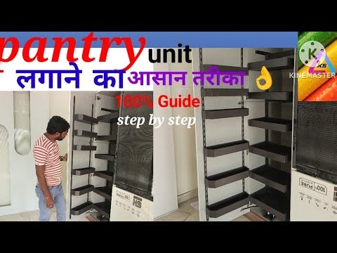 Pantry Unit fitting ideas in Kitchen| install pantry Unit|