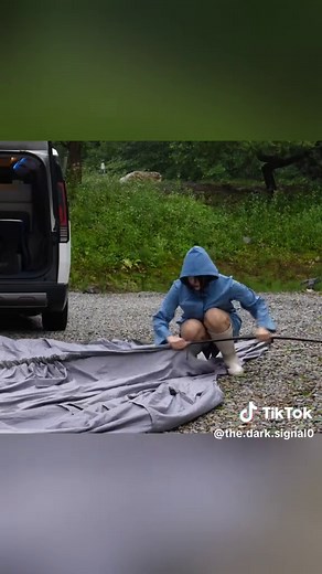 Kia PV5 Camper: Camping in Heavy Rain — Tips & ASMR Drive