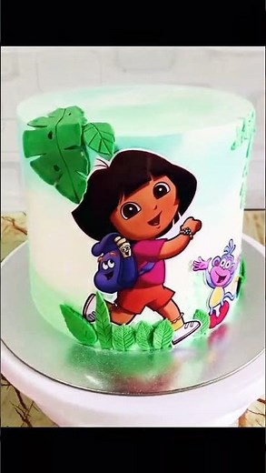 Dora the explorer cake | Indian food | Dessert| #dessert #indianfood #indiaeatmania #cooking #foodie