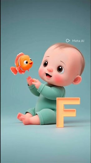 F for Fish 🐟 | ABC Learning for Kids | Baby Nursery Rhyme