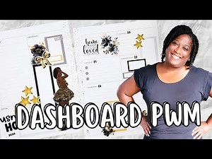 Plan With Me: Easy Happy Planner Dashboard Layout Idea| Celebrating Homecoming