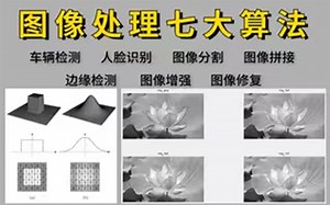 【图像处理入门到精通】七大算法：图像分割、图像拼接、车辆检测、人脸识别、图像增强、图像修复、边缘检测一次讲完！三天带你从入门到进阶！