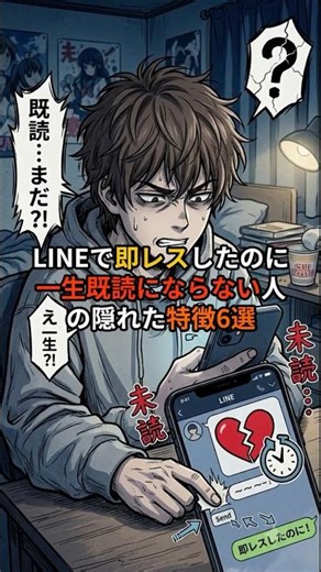 LINEで即レスしたのに一生既読にならない人の特徴6選