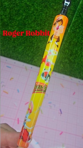 ✨️Straight outta Toontown 🎬💫 . “Who framed this pen for being so cute? 👀 . Our Roger Rabbit resin pen is bouncing in with vintage vibes, bold colors, and a whole lotta charm 💖✨ . A classic you can actually write with! 🖊️🐇 . #RogerRabbit #ResinPen #SmallBizMagic | Pixie's Magic Spell