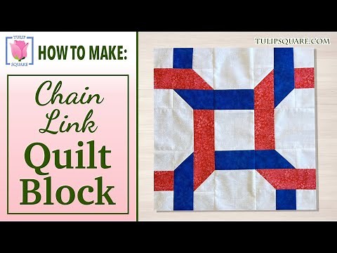 ⌘ How to Make a Chain Link Quilt Block ⌘ Beautiful Repeating Block ⌘ Easy Quilting Sewing Tutorial ⌘