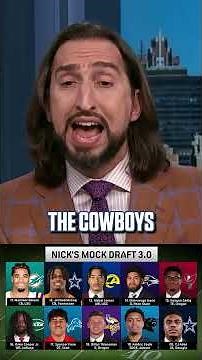 Nick predicts #Eagles pick Alabama's Kadyn Proctor instead of WR in his Mock Draft 3.0 👀 #NFLDraft