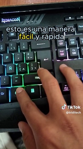 Cambia los colores de tu teclado gamer fácilmente