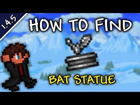 How To QUICKLY Find Bat Statue In Terraria 1.4.5.5 | Bat Statue Seed 1.4.5.5