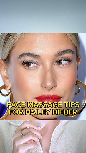 86K views · 1.4K reactions | Face massage tips for @haileybieber 4...