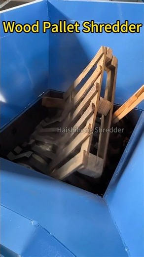 Wooden Pallet Shredder#Customizable output size#Twin-shaft shredder#Shredder manufacturer