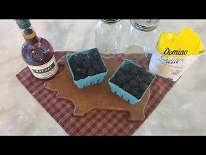 How to make Blackberry flavored Brandy a dessert liquor #lazypondfarm