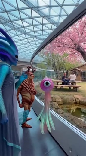 Aliens at the Human Zoo