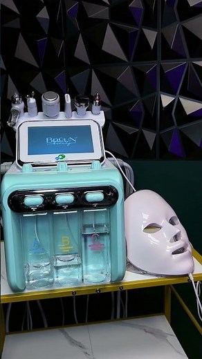 Instant Glow with the 7-in-1 Hydra Facial Machine! 💦✨ #Skincare