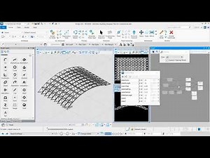 Making space frame with Bentley AECOsim building design Generative components