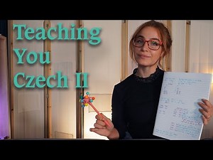 ASMR Teaching You Basics of Czech Language II | Soft spoken, writing | PART II