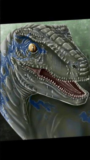 Jurassic World blue the raptor tribute
