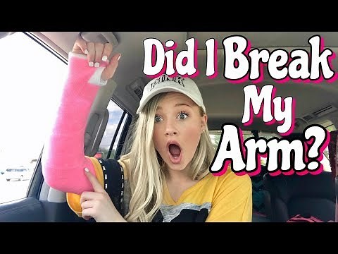 Getting my first Cast ! Did I break my arm?? Dance Injury | Ella