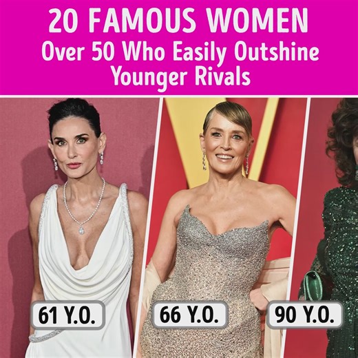 20 Famous Women Over 50 Who Easily Outshine Younger Rivals | CelebRatings