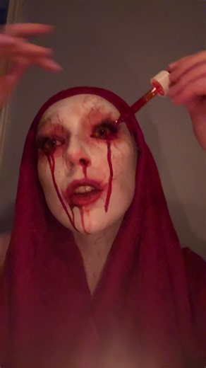 Horror-Inspired Red Eye Makeup Tutorial for Halloween