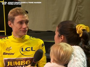 "Ingen Jonas Vingegaard uden Trine og Frida" 💛💛 | Go' morgen Danmark og Go' aften Live