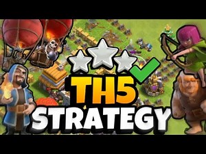 Best TH5 Attack Strategy | Town Hall 5 Attack Strategy 2025