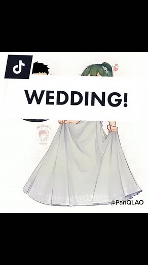 Wedding Kiss Between Futaba and Takeda