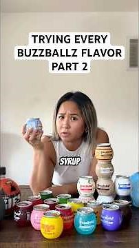 25 flavors of BuzzBallz.. ALL TASTED AND RATED! #tastetest #buzzball