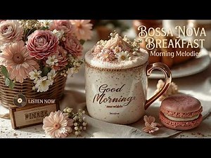Smooth Bossa Nova Jazz for a Relaxing Cafe Morning | Brazilian Chill Music Playlist
