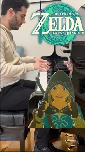 Every Zelda TOTK player LOVES this sound! #piano #tearsofthekingdom #zelda #totk #gaming #botw