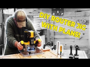 This Simple Jig TRANSFORMED how I use my Router! DIY router jig build with plans!