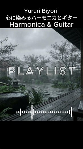 1分で心が整う昭和の音色 | 懐かしのハーモニカとギターㅣ1-Minute Peace of Old Japan | Nostalgic Harmonica #昭和フォーク #癒し #Shorts