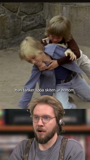 Lillebror slåss! #anderstittar #nostalgi #karlssonpåtaket #astridlindgren