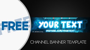 Youtube banner templates