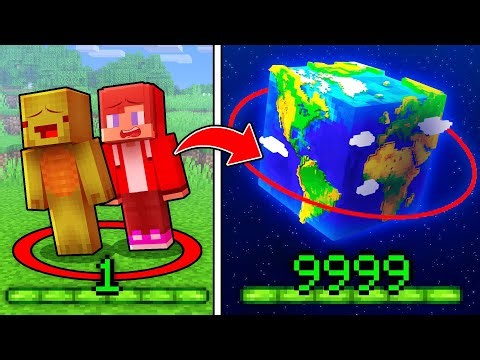 Mikey and JJ XP=Circle GROWS in Minecraft (Maizen)