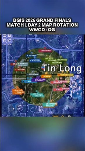 BGIS 2026 GRAND FINALS | DAY 2 | MAP ROTATION | ‪@kraftonindiaesports‬ #bgis2026 #bgis #bgmi