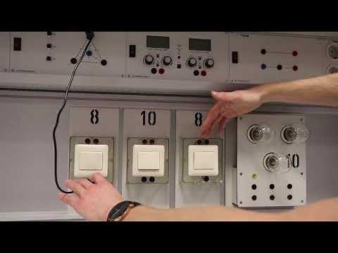 4.3.5.2 Wiring a cross connection with three switching points