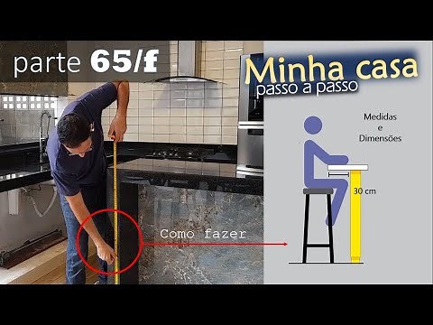# 65/f - MEDIDAS e DIMENSÕES da cozinha / balcão