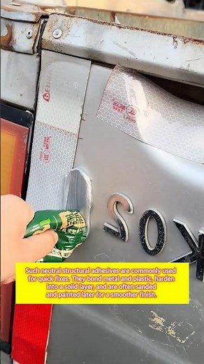 Fixing a Broken Car Bumper in Minutes #fix #repairing #diy